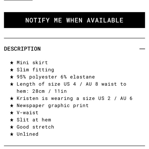 Princess Polly skirt 🖤 - Picture 4 of 10